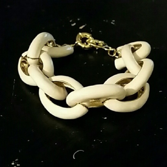 🆕 White Chain Link Bracelet - Picture 2 of 3